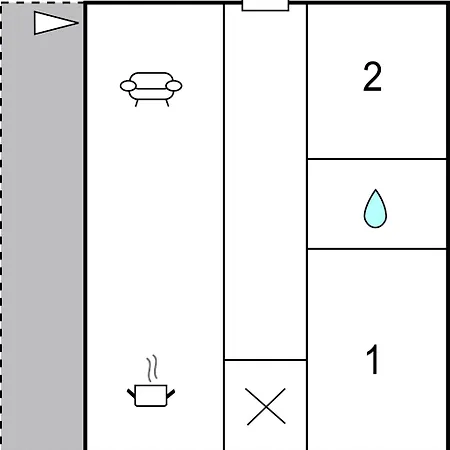 公寓 2 Bedroom Lovely In