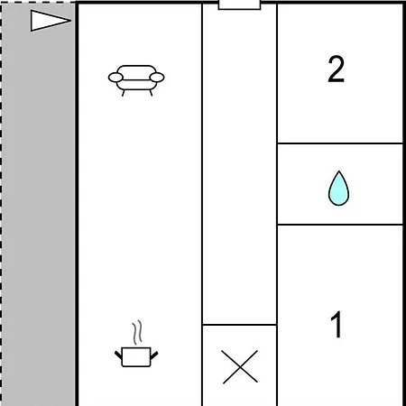 公寓 2 Bedroom Lovely In